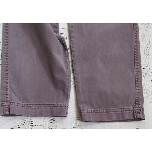 Eddie Bauer Women's Mid rise ankle pants  Dusty Chocolate Brown  size 12 - Picture 4 of 10